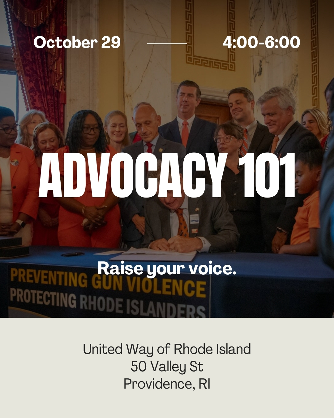 United Way Rhode Island: Advocacy 101